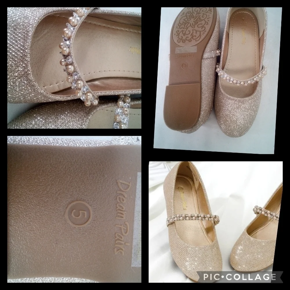 Little girl Mary Jane shoes.